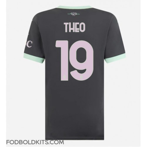 AC Milan Theo Hernandez #19 Tredjetrøje Dame 2024-25 Kortærmet